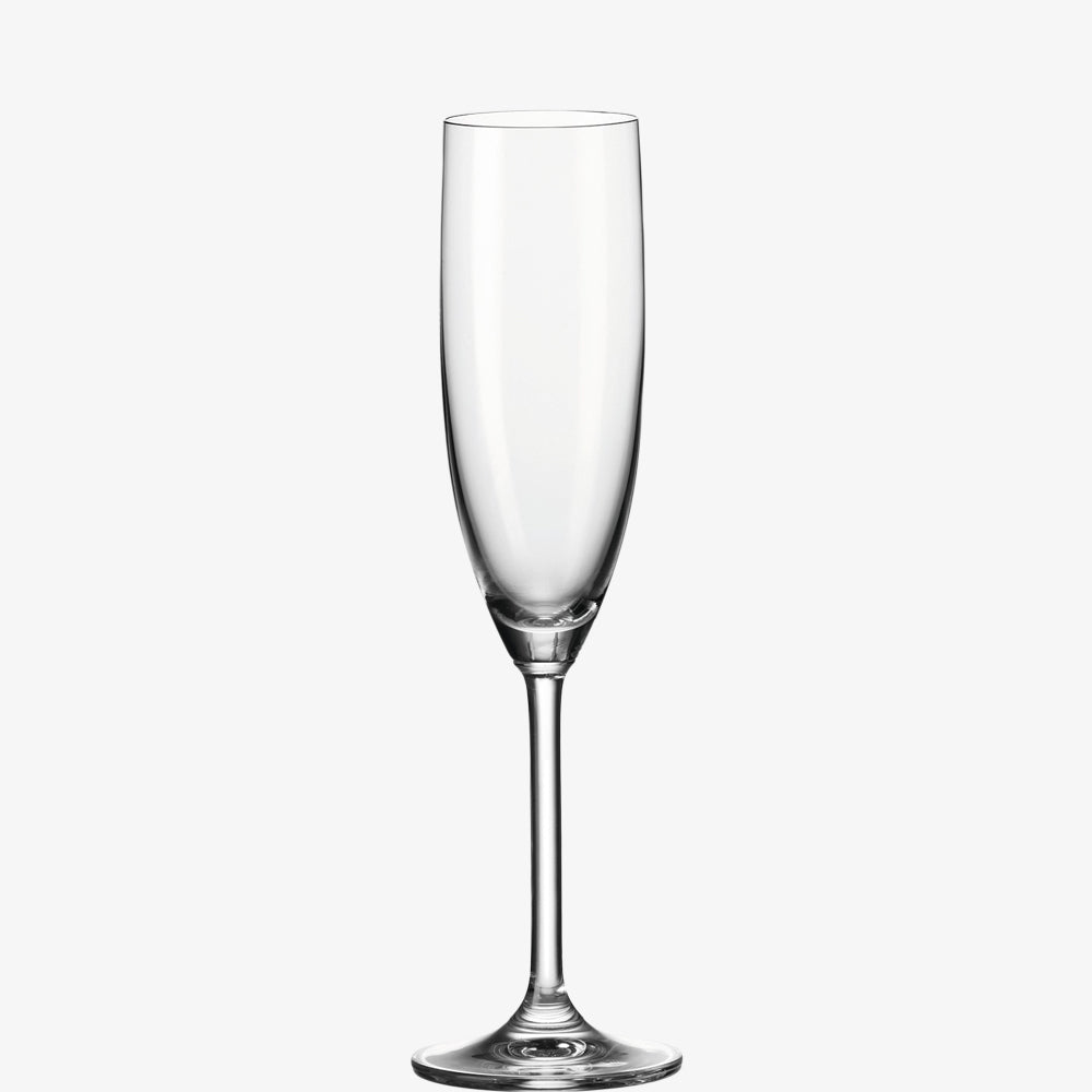 Champagneglas fra Daily serien fra Leonardo i krystalglas og kan taale opvaskemaskine.