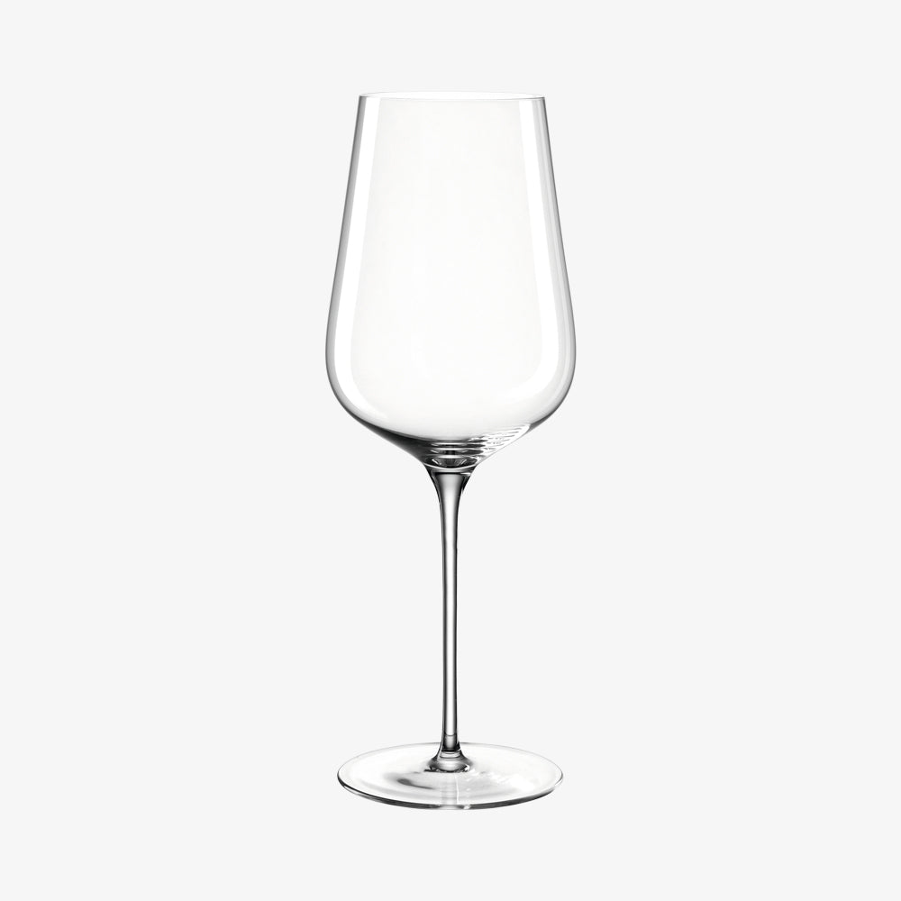 Hvidvinsglas fra Brunelli serien fra Leonardo med ekstra rumlighed på hele 580 ml. 